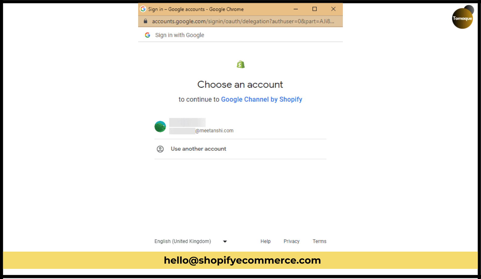 sign in to your Google account