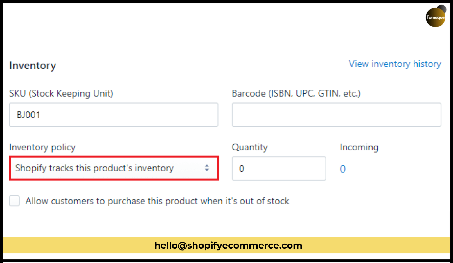 Manage Your Inventory