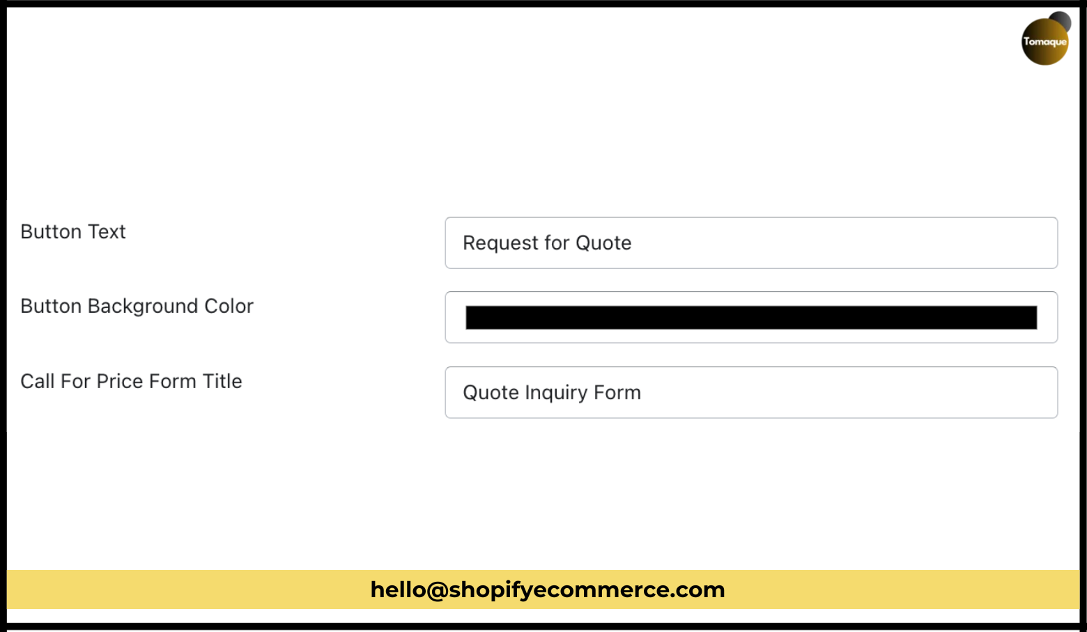  Add a Request a Quote Button