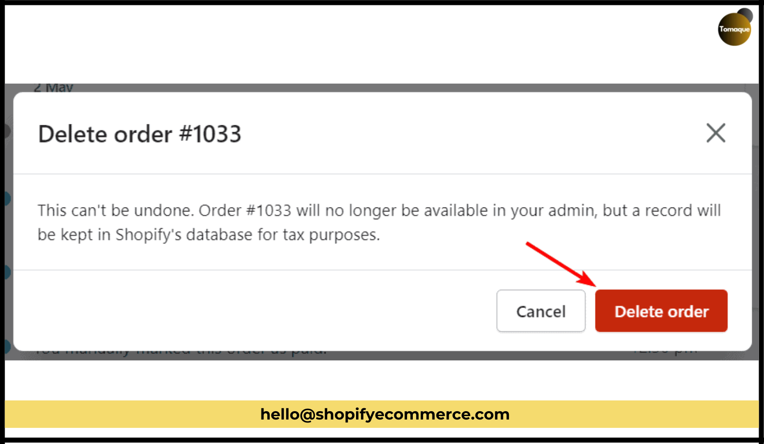 Confirm Deletion